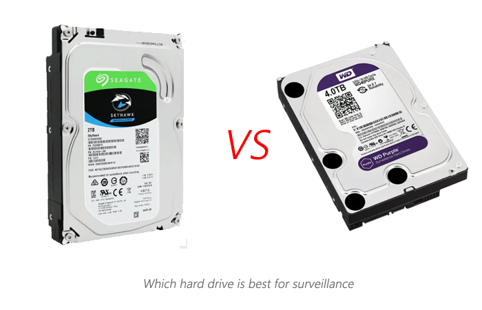 Which hard drive is best for surveillance? Seagate Skyhawk or WD Purple